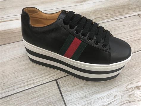 zapatillas gucci mujer negras